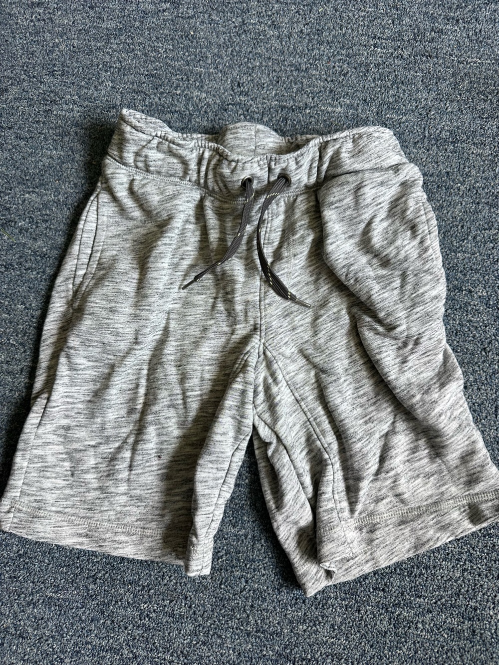 Cat & Jack Gray Marled Knit Drawstring Shorts